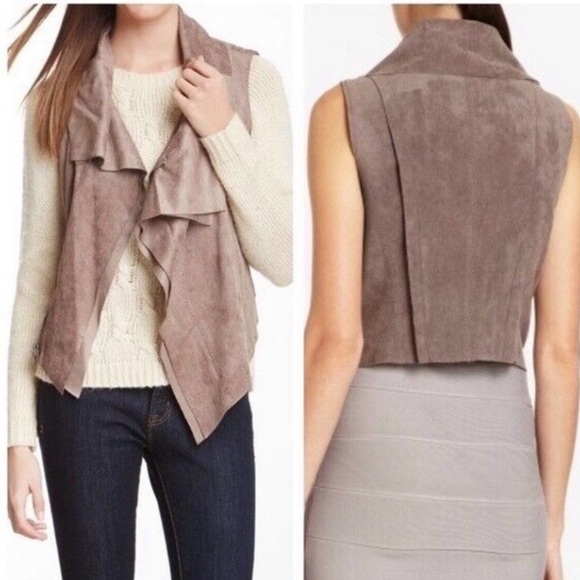 BCBG Fabian Faux Suede Vest - Picture 7 of 7